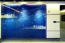 臺灣科技大學電子系影像彩繪玻璃形象牆