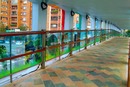 臺北市立陽明高中人行陸橋影像彩繪膠合玻璃
