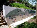 西拉雅國家風景區牆面美化大內平埔族影像彩繪馬賽克
