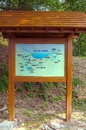 臺南市烏山頭水庫風景區據點影像彩繪彩繪PC板導覽圖