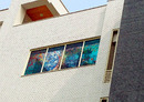 嘉義市國治街建築外牆美化影像彩繪透光膠合玻璃外部