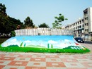 臺南市南聖公園手工牆面彩繪
