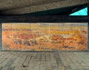 臺南市安平國中立體浮雕影像彩繪磁磚意象牆